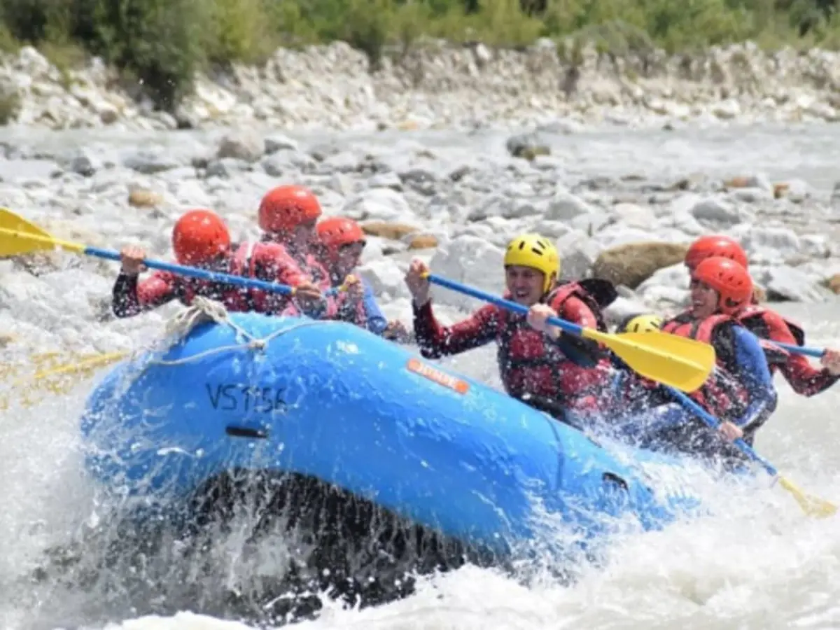 Rafting  à Aime La Plagne sur l'Isère (73)