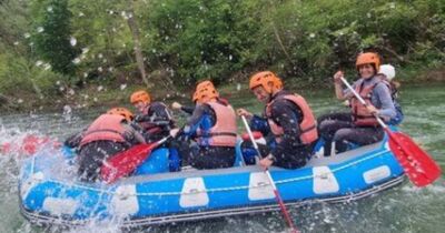 Rafting dans les gorges du Tarn pr&egrave;s de Millau (48)