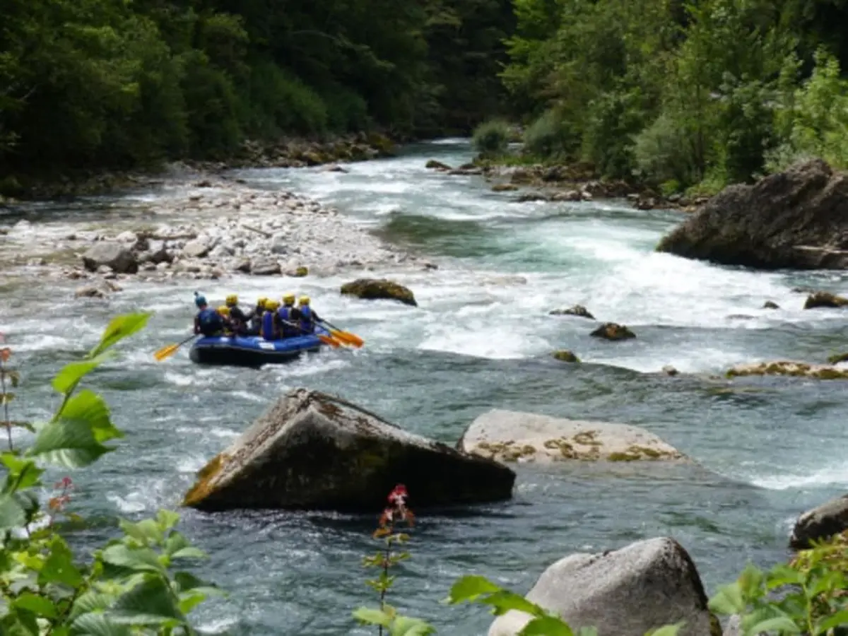 Rafting sur la Dranse depuis Thonon-les-Bains (74)