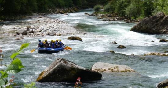 Rafting sur la Dranse depuis Thonon-les-Bains (74)