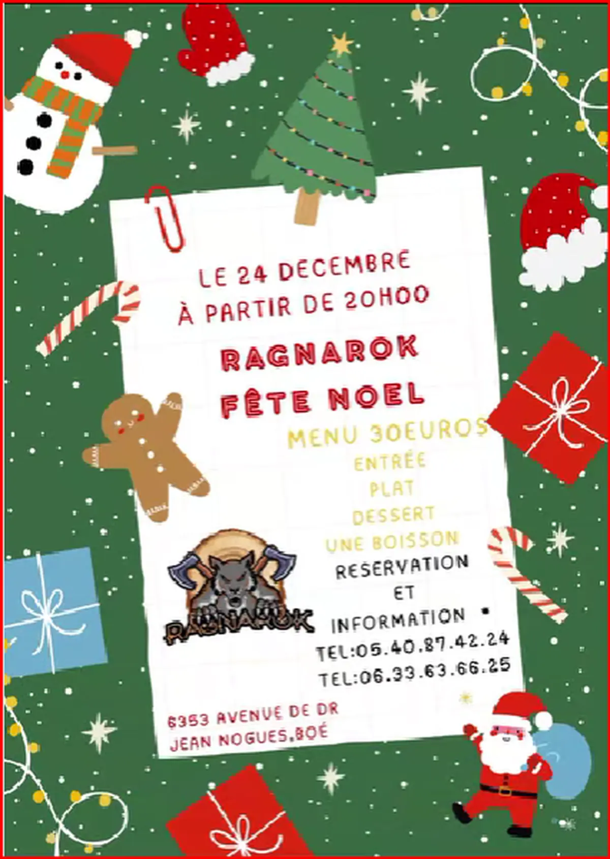 Ragnarok fête Noël
