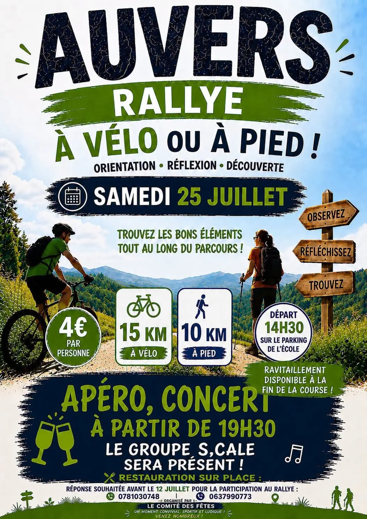 Rallye à pied ou à vélo