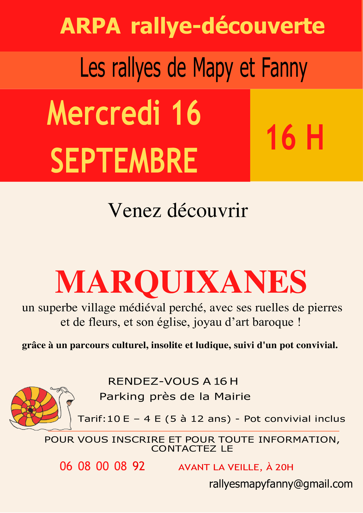 Rallye Découverte Mapy Et Fanny
