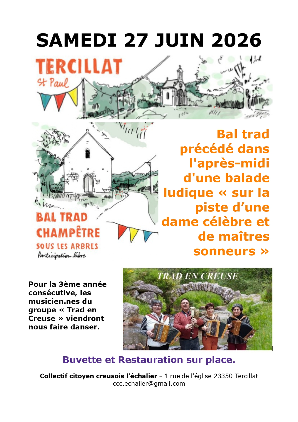 Rallye pédestre et bal trad