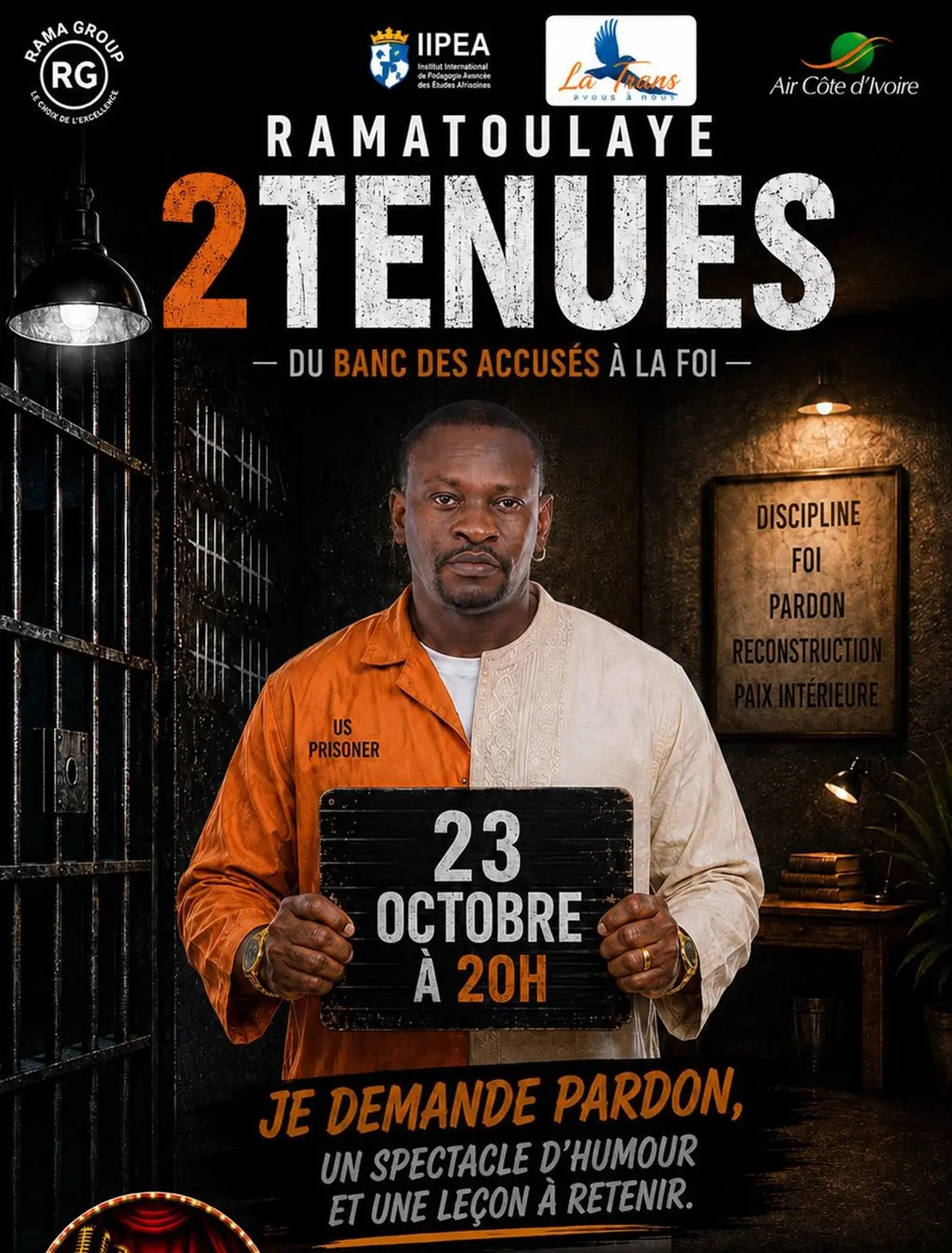 Ramatoulaye dans 2 tenues : du banc des accusés à la foi