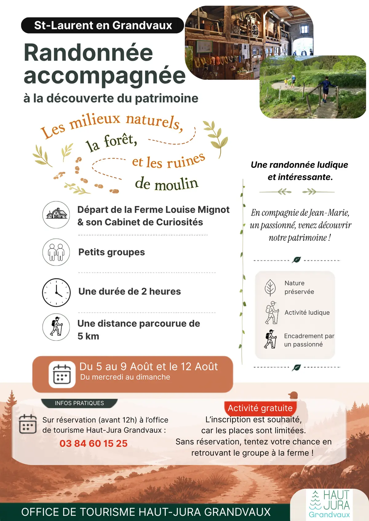 Rando accompagnée à la découverte du patrimoine !