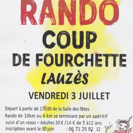Rando Coup de fourchette à Lauzès