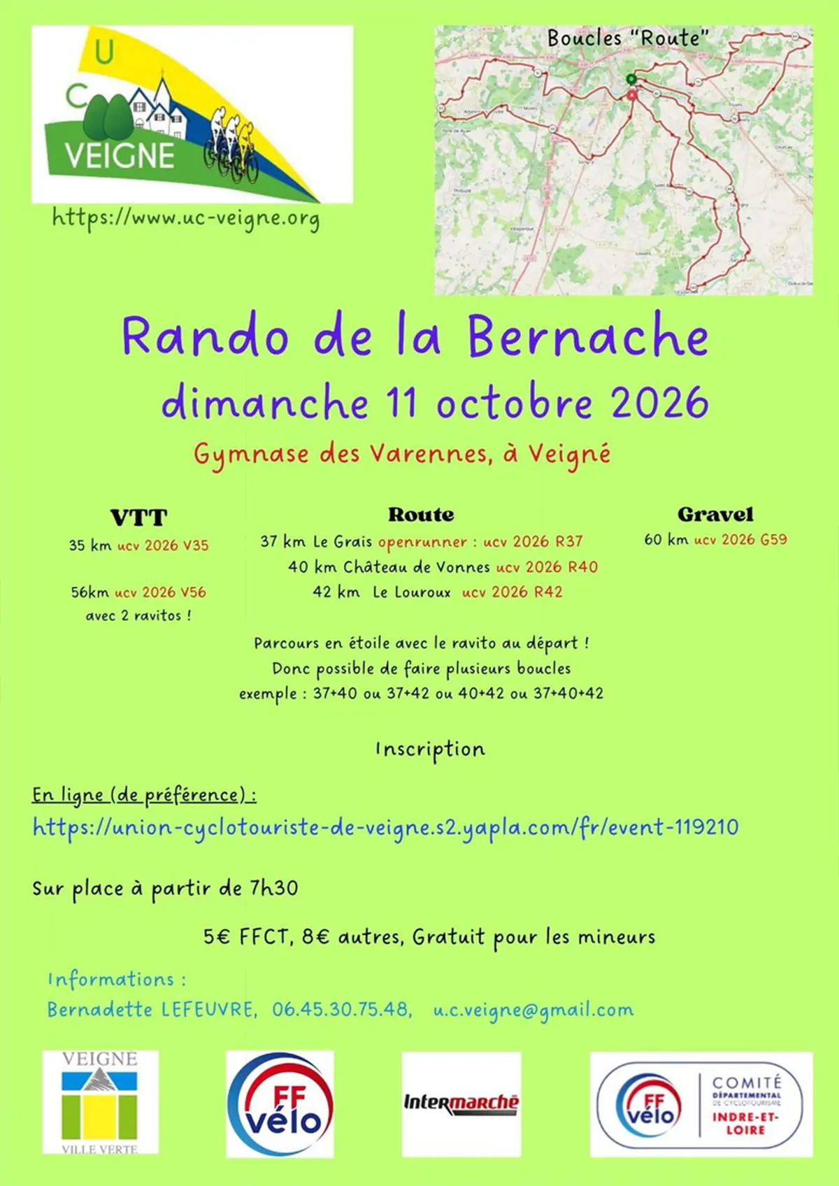 Rando de la Bernache,Veigné