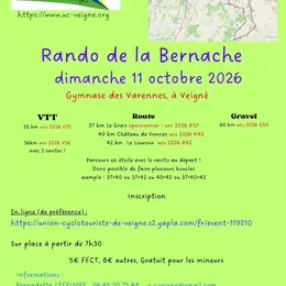 Rando de la Bernache,Veigné