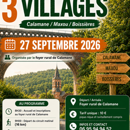 Rando des 3 villages – Calamane / Maxou / Boissières