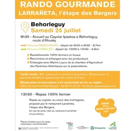 Rando gourmande: 100% fermière et locale en Pays Basque
