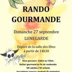 Rando gourmande à Lunegarde