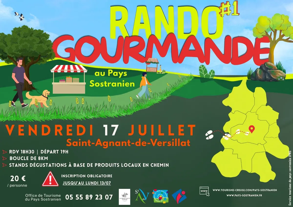 Rando gourmande à St-Agnant-de-Versillat