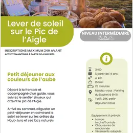 Rando - Lever de soleil au Pic de l'Aigle