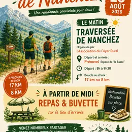 Rando pédestre - Traversée de Nanchez