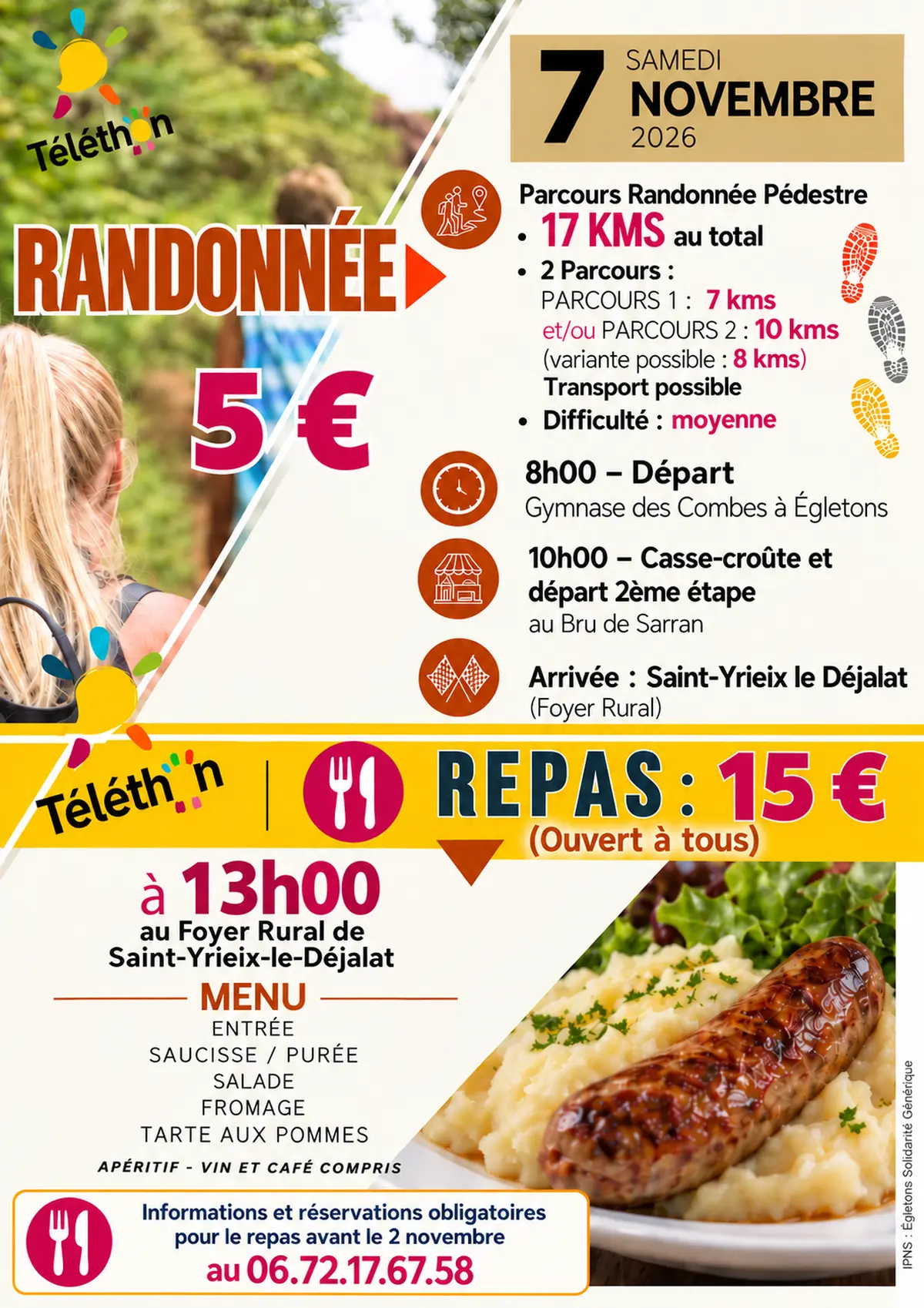 Rando repas - Téléthon