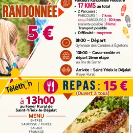 Rando repas - Téléthon