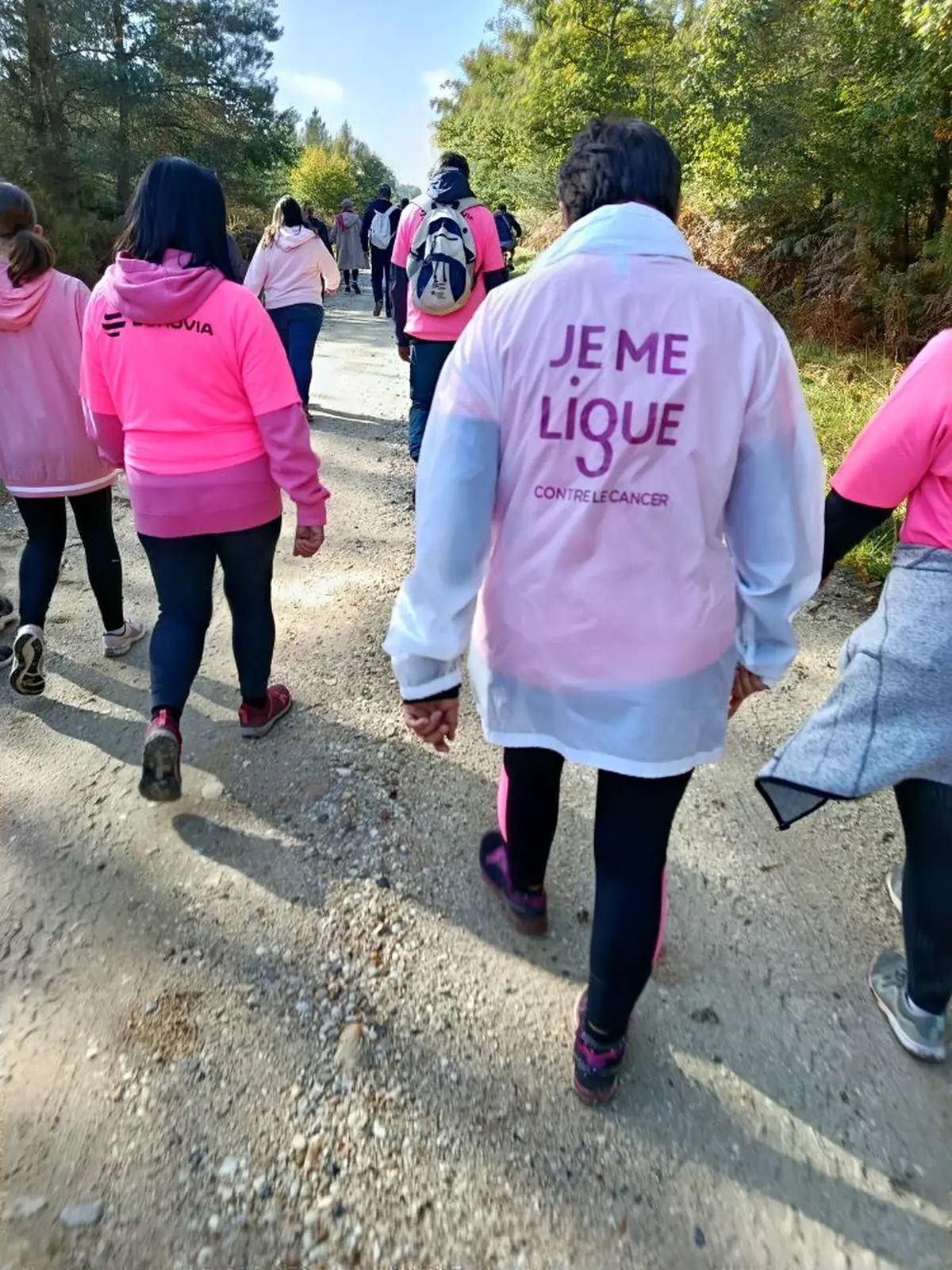 Rando Rose dans le cadre d'octobre rose