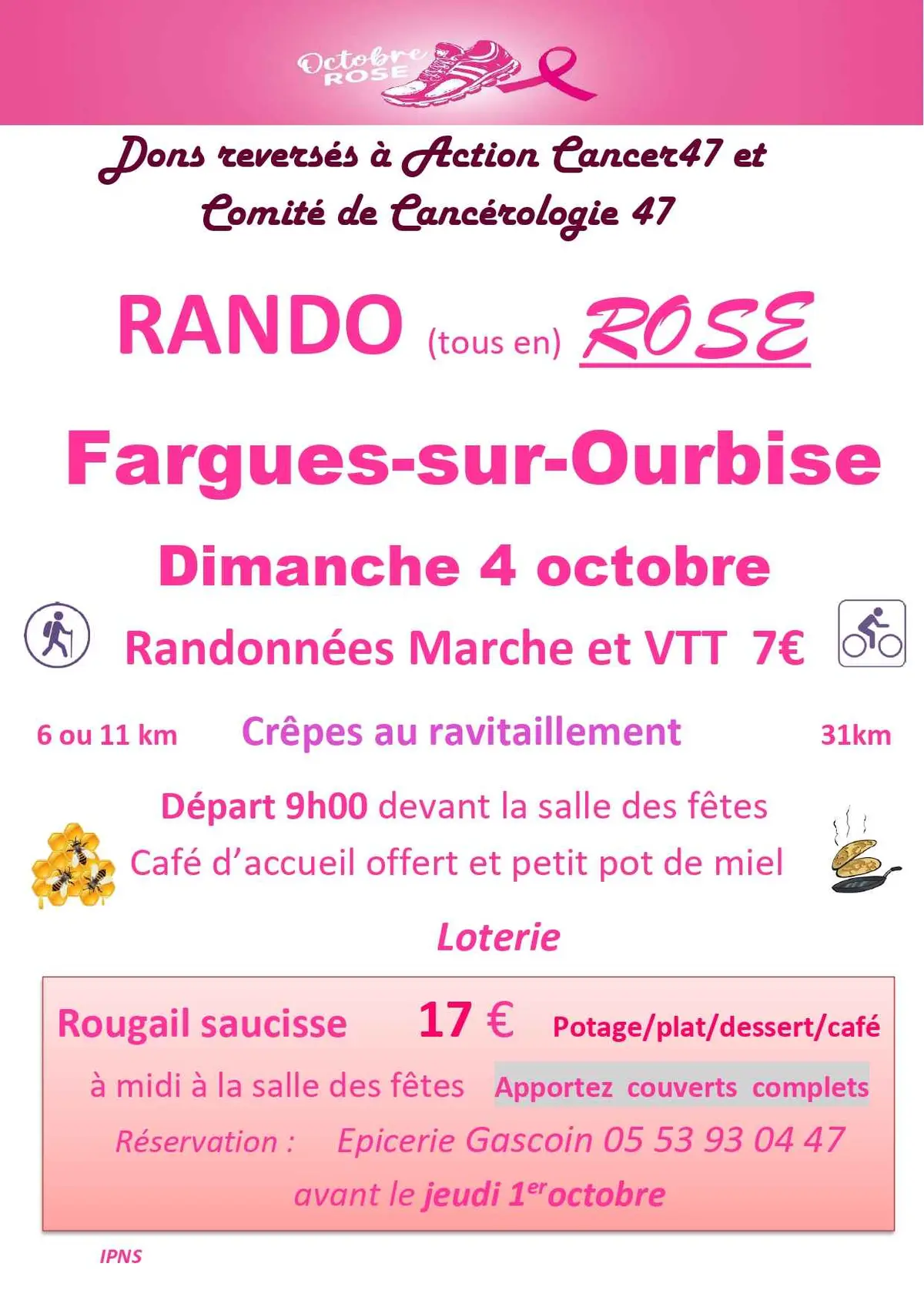 Rando (tous en) Rose