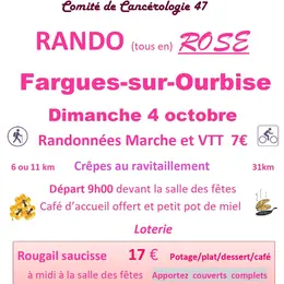 Rando (tous en) Rose