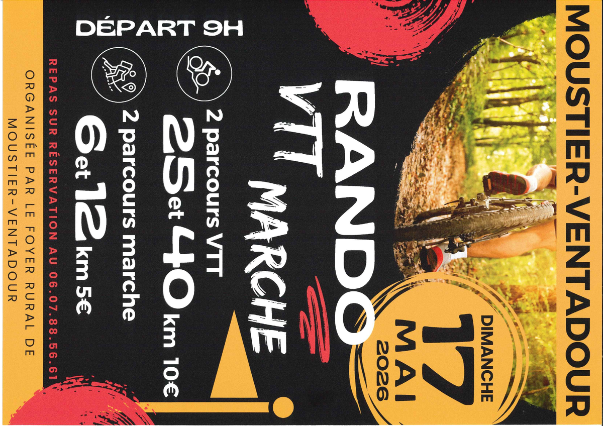 Rando VTT et marche