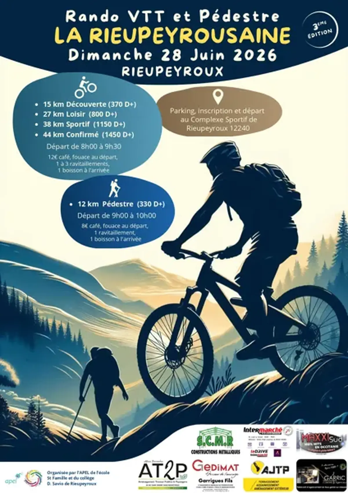 Rando VTT et pédestre La Rieupeyrousaine