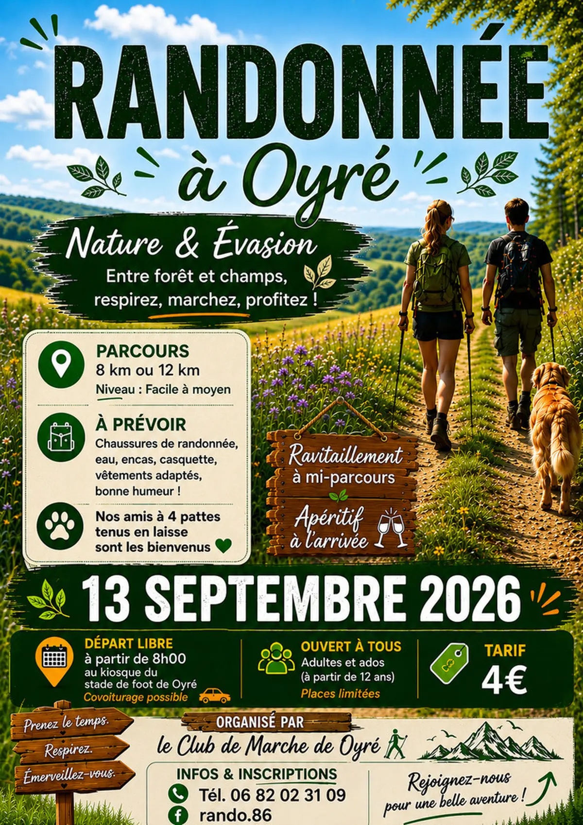 Randonnée à Oyré