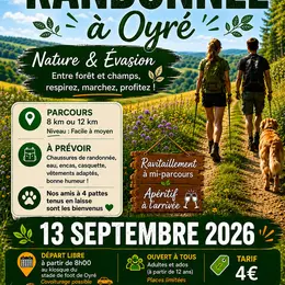 Randonnée à Oyré