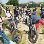 Randonnée  à trottinette électrique tout-terrain près d'Amiens