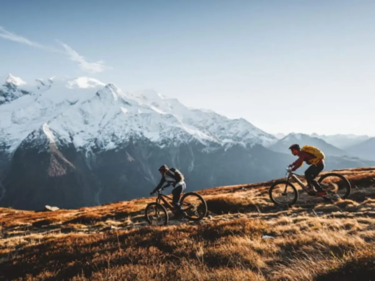 Randonnée à VTT électrique découverte d'un alpage secret (74)