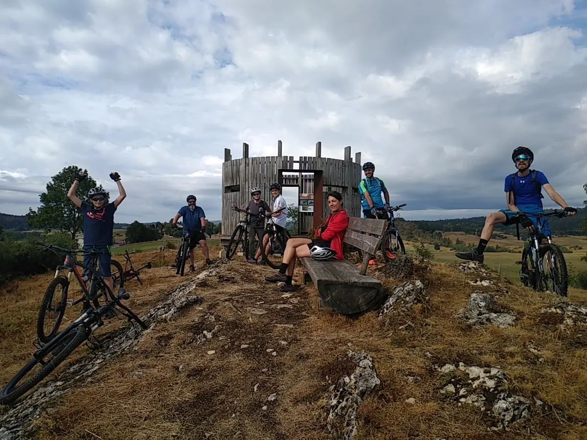 Randonnée à VTT - Le Grandvaux, le lac de l'Abbaye et les pâturages