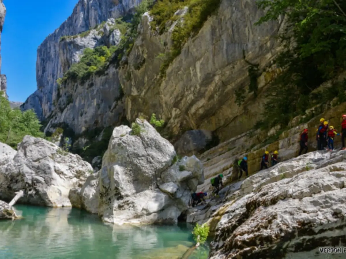 Randonnée aquatique Gorges du Verdon : le couloir de Samson