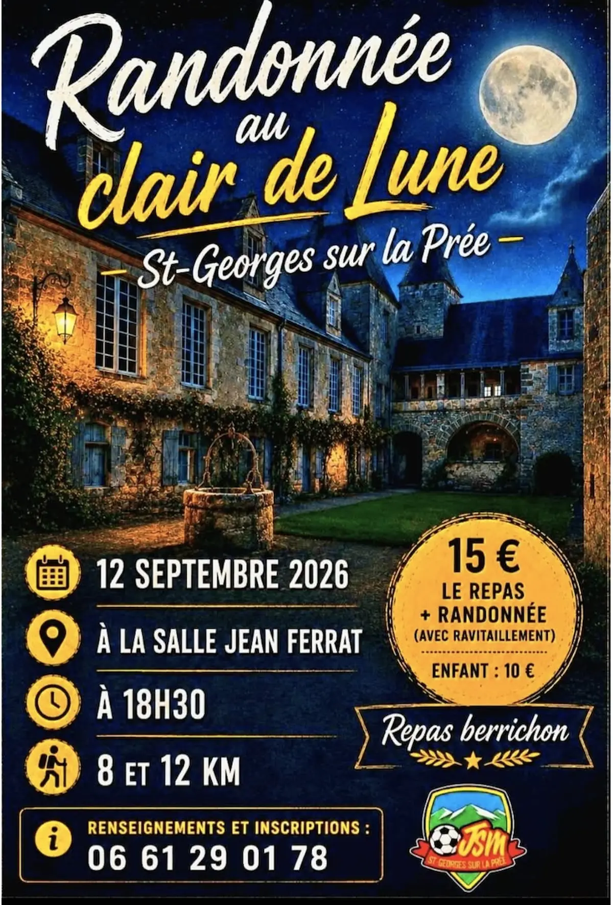 Randonnée au clair de lune