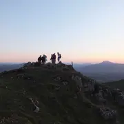 Randonnée au clair de lune sur les crêtes d'Espelette