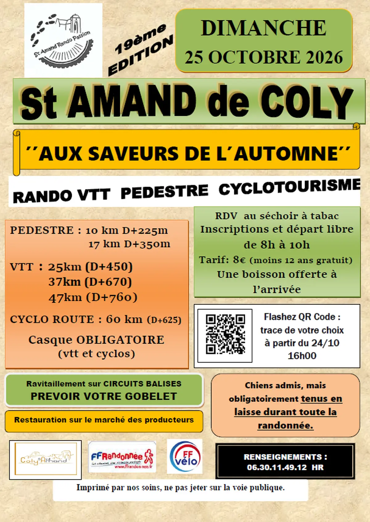 Randonnée Aux saveurs de l'automne