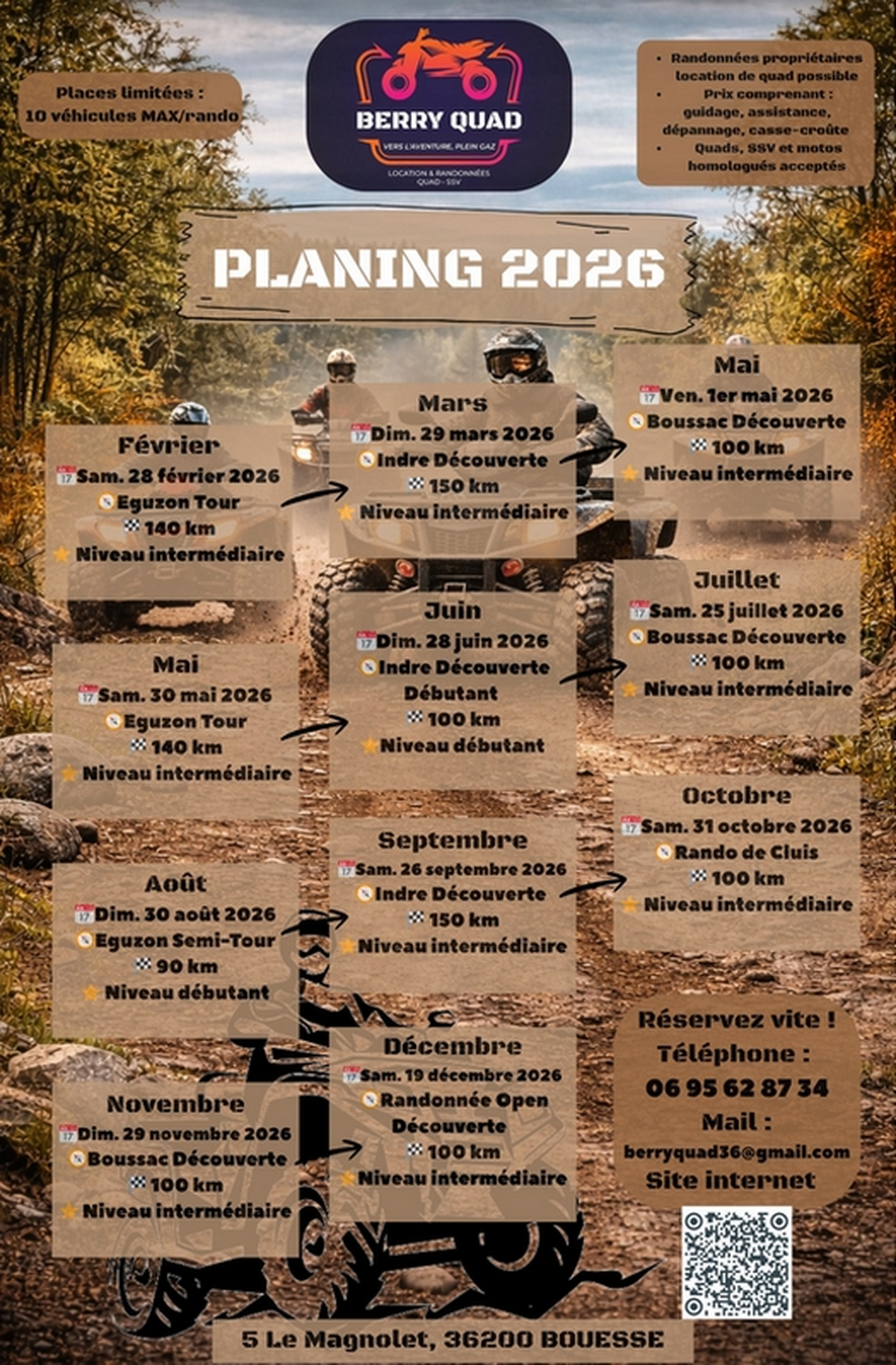 Randonnée avec Berry Quand