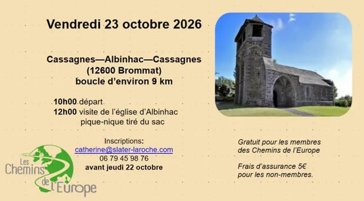 Randonnée avec l'association les chemins de l'Europe