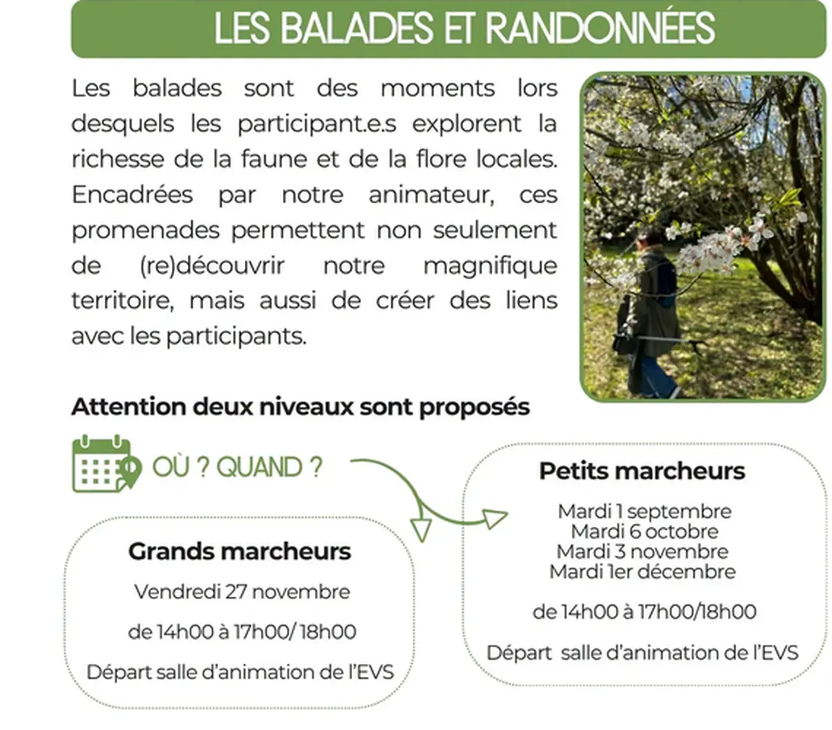 Randonnée avec la Croisée des Villages - Grands marcheurs
