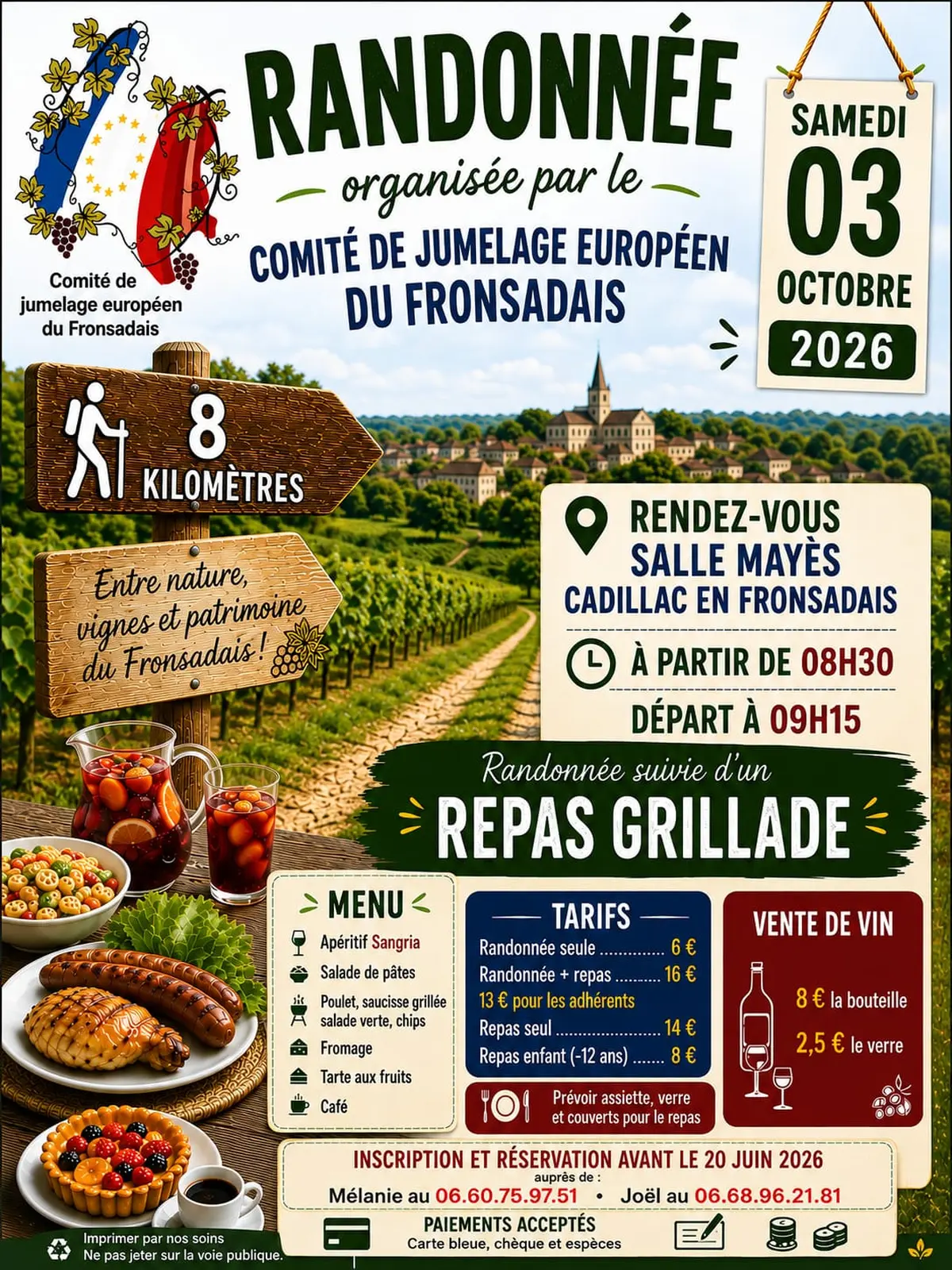 Randonnée  avec repas grillade