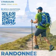 Randonnée bleue et verte