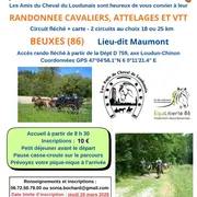 Randonnée Cavaliers, Attelages et VTT à Beuxes