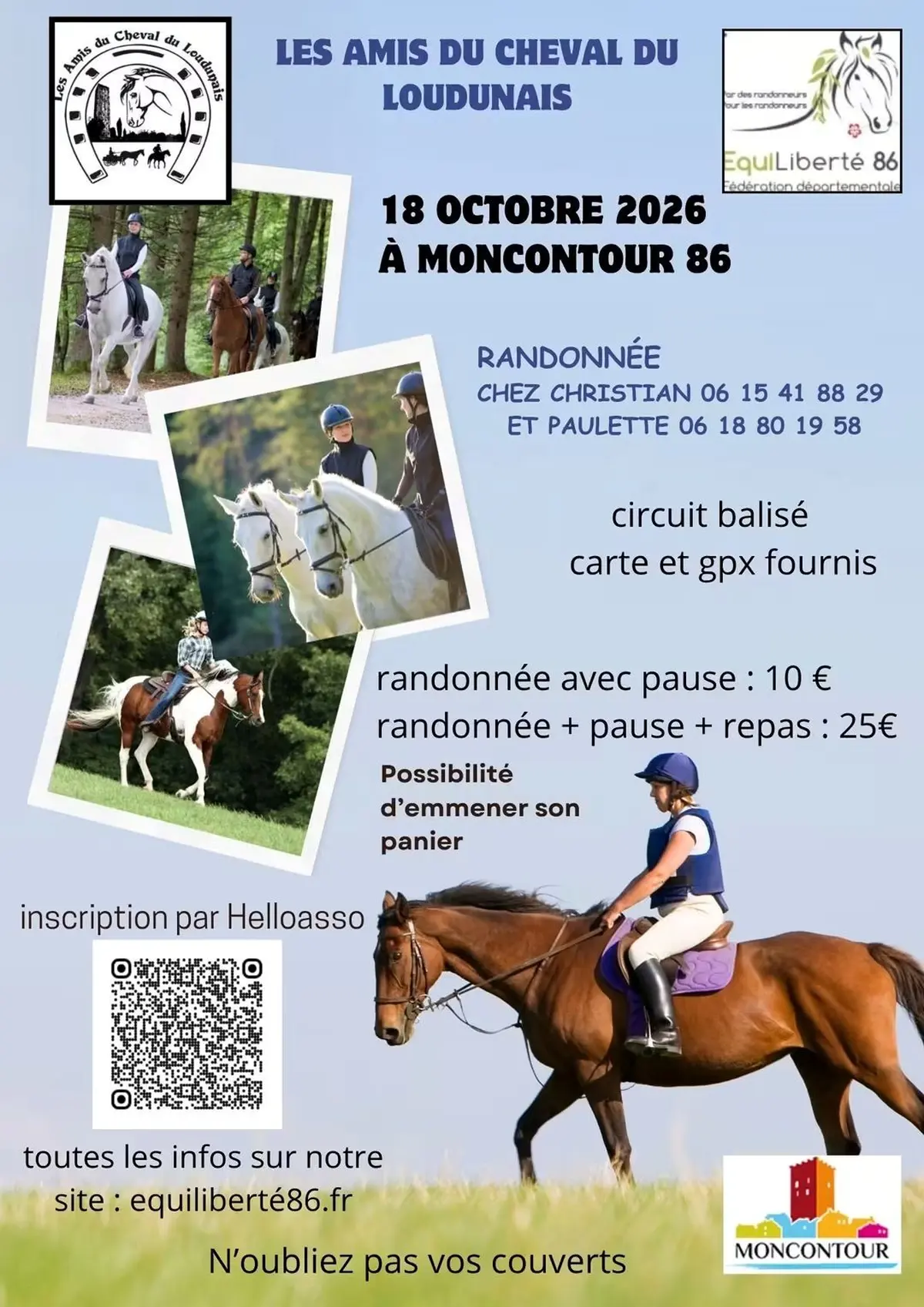 Randonnée chez Paulette et Christian à Moncontour