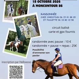 Randonnée chez Paulette et Christian à Moncontour