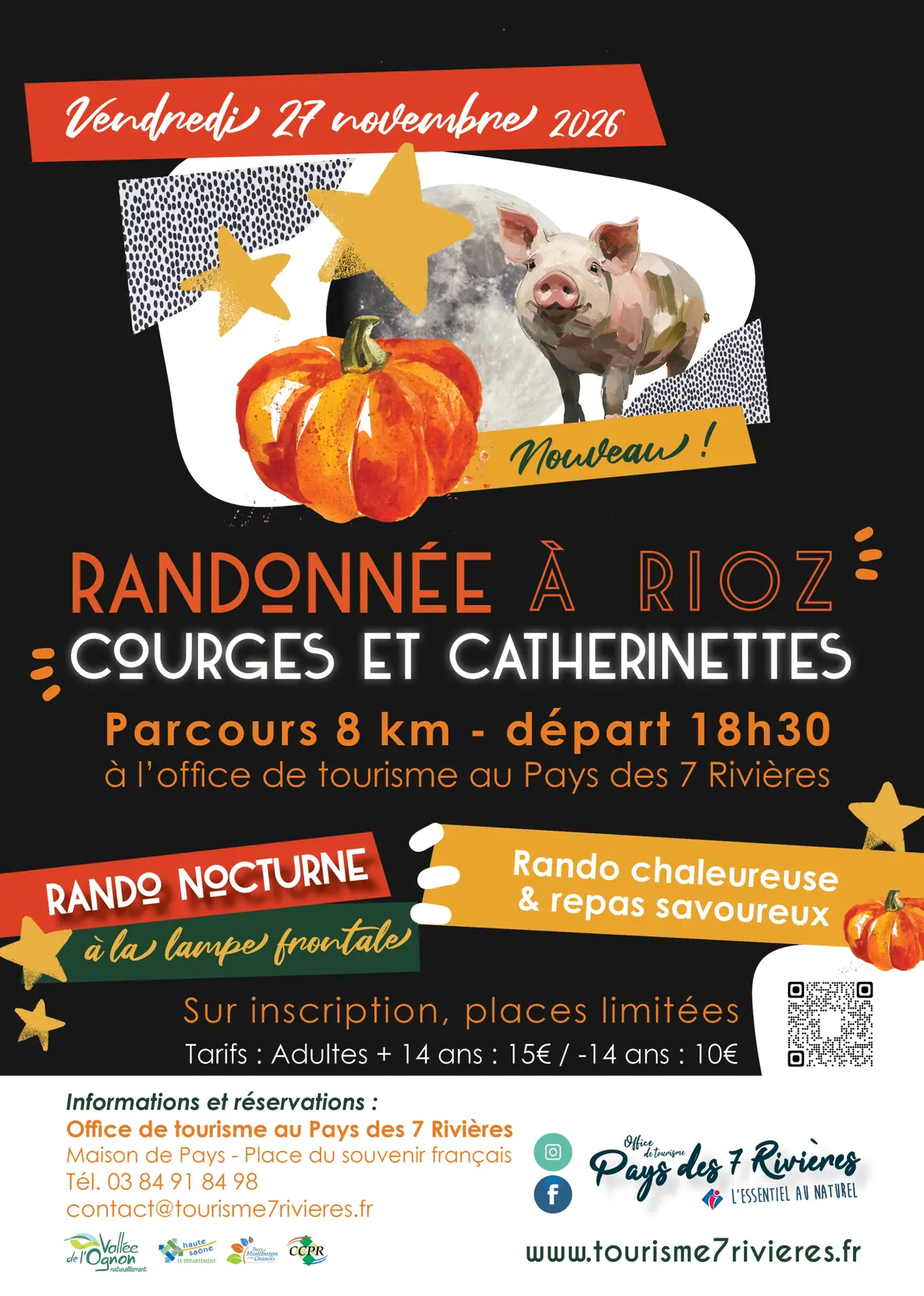 Randonnée Courges et Catherinettes à Rioz