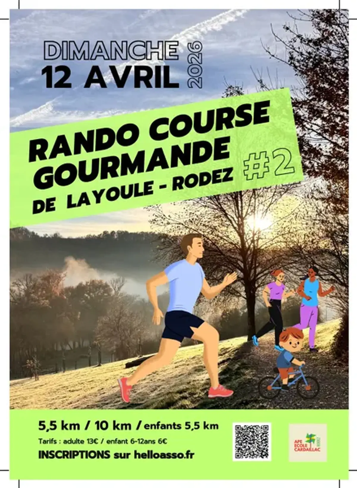 Randonnée / course gourmande de Layoule