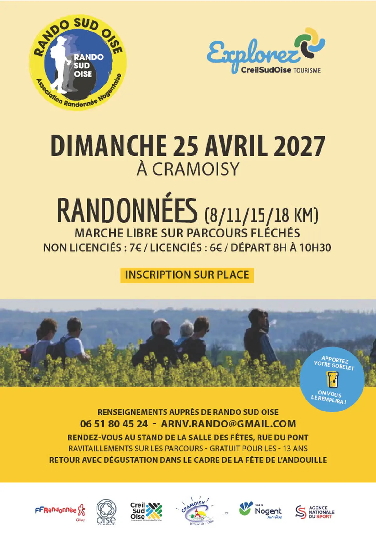 Randonnée | Cramoisy et Fête de l'Andouille