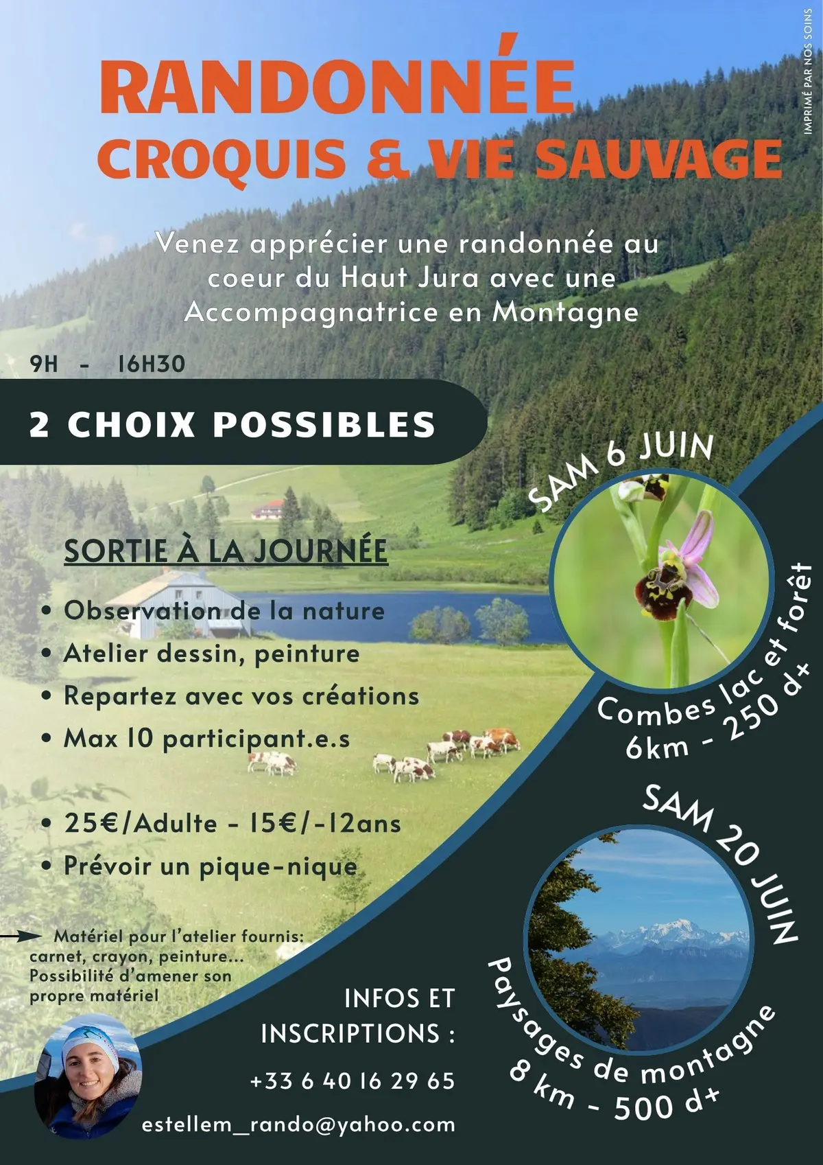 Randonnée Croquis et vie sauvage