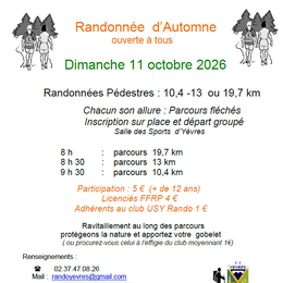 Randonnée d'automne