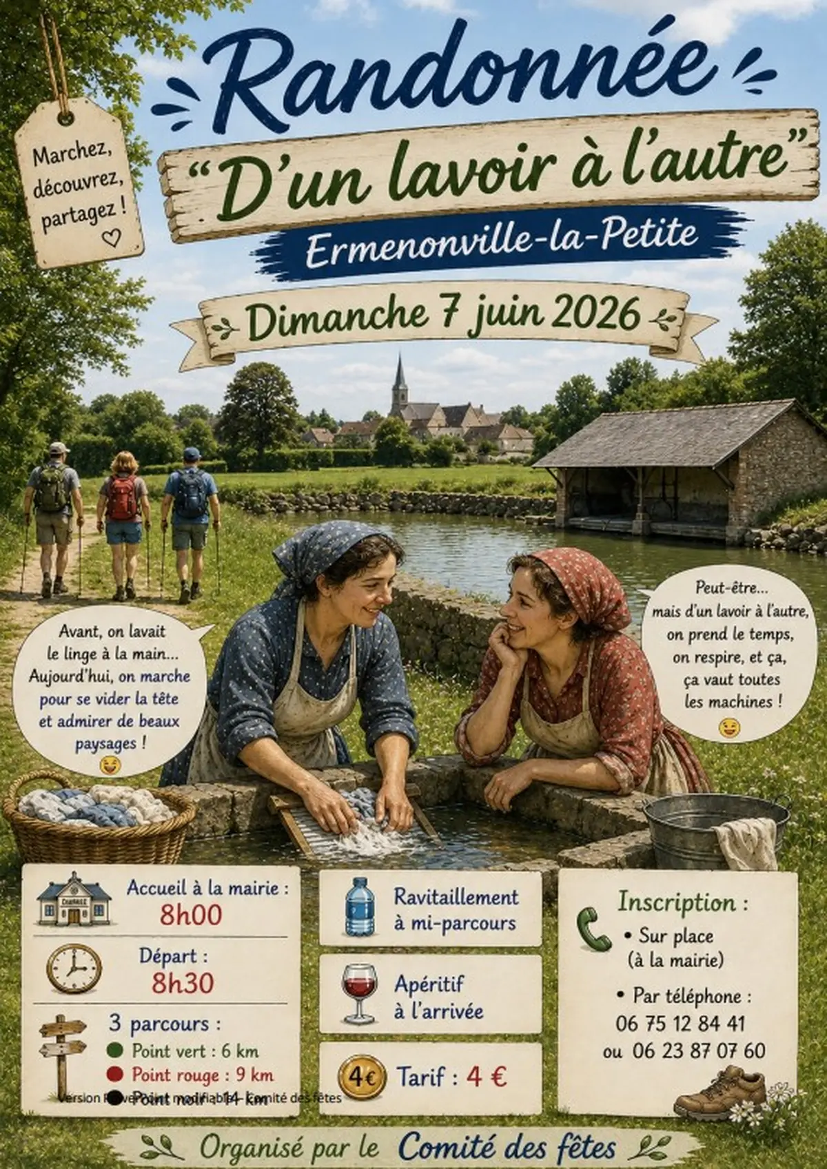 Randonnée D'un lavoir à l'autre