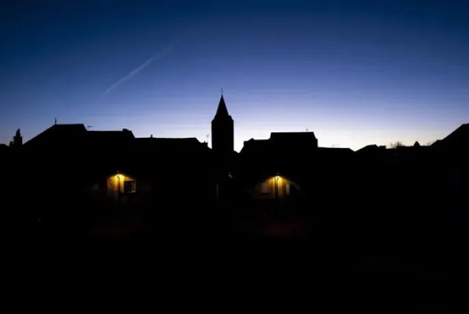 Randonnée dans la douceur du soir La Rouyrie - La Planque - le Pouget